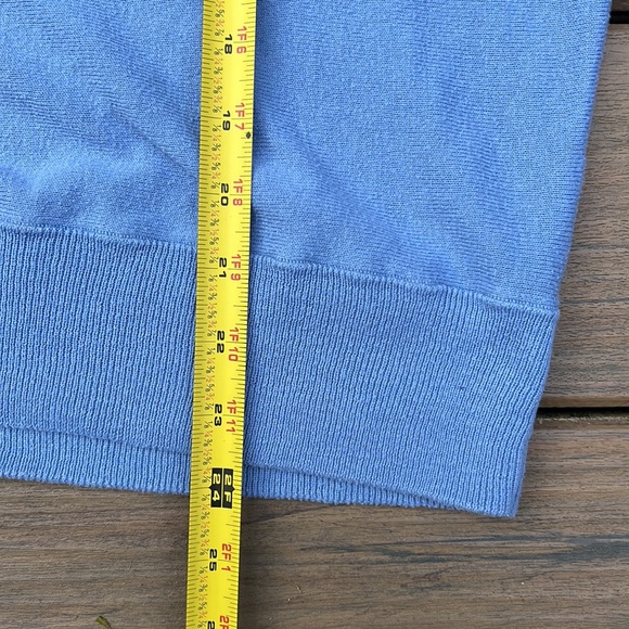 Gap Periwinkle Drop Shoulder Lightweight Sweater - Picture 9 of 13